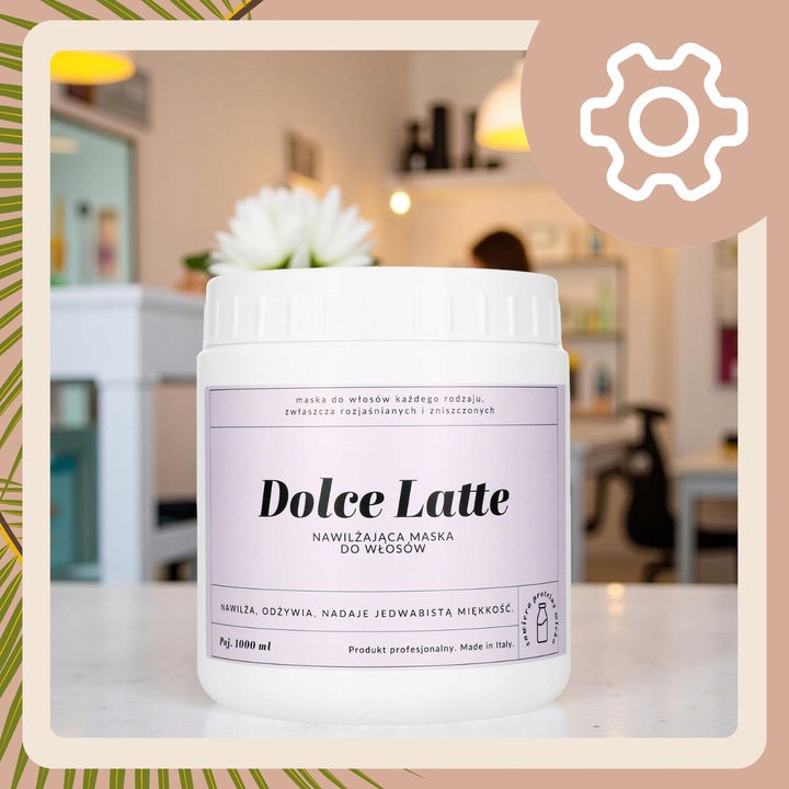 Maska do Włosów po Rozjaśnieniu Koloryzacji Proteinowa DOLCE LATTE 1000ML
