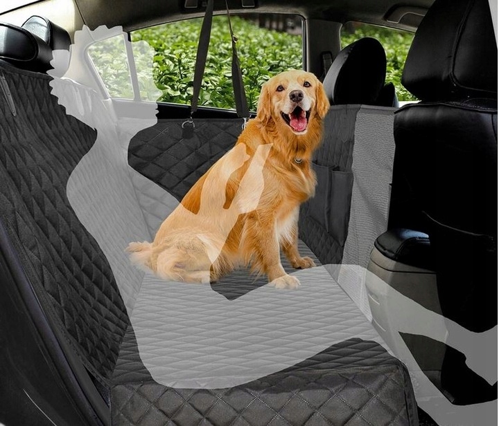 MATA dla psa do samochodu POKROWIEC + SMYCZ