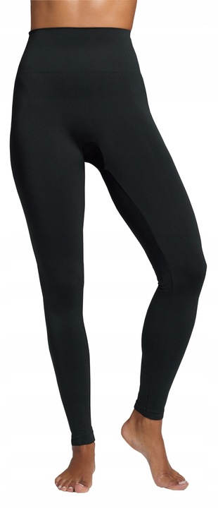 CK CALVIN KLEIN LEGINSY DAMSKIE MICROFIBER BLACK M