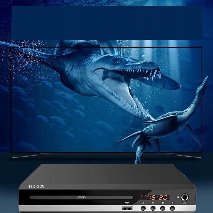 Odtwarzacz DVD Z Kabel HDMI RCA, Pilot Zdalnego Sterowania, System NTSC/PAL