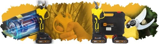 SEKATOR ELEKTRYCZNY AKUMULATOROWY 2X BATERIA 30mm