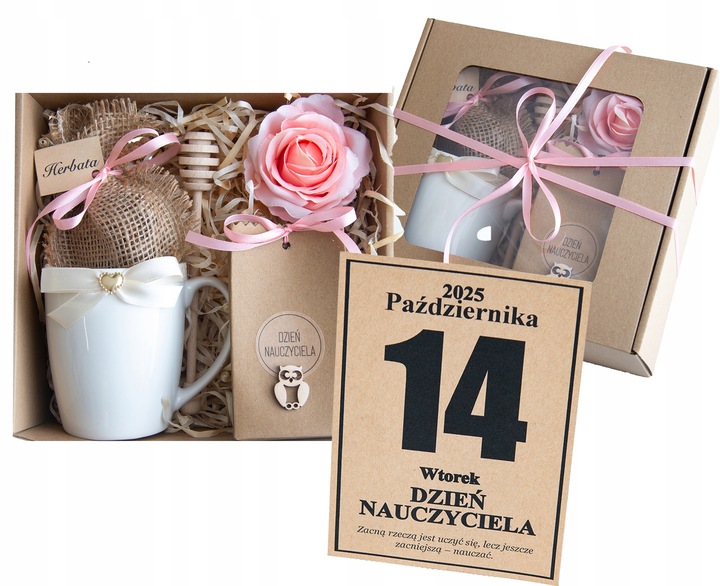 PREZENT NA DZIEŃ NAUCZYCIELA DLA WYCHOWAWCZYNI KOSZ PREZENTOWY BOX