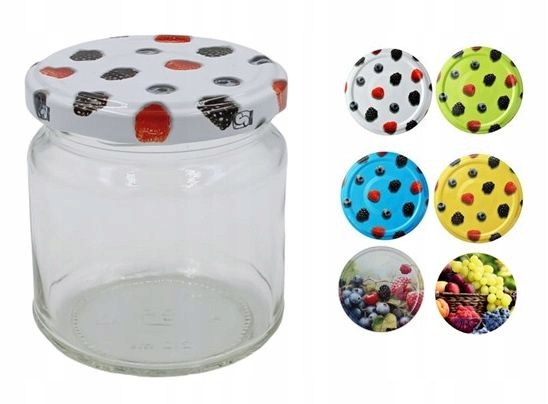 12x SŁOIK 200ML + WIECZKO FI66 NA PRZETWORY SŁOIKI NA DŻEM KONFITURA DESERY