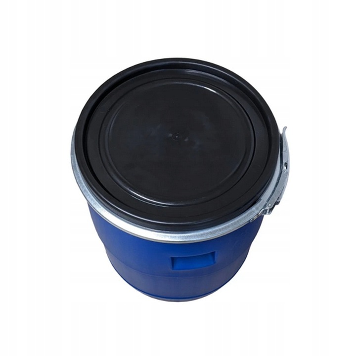 BECZKA PLASTIKOWA DO KISZENIA NA WODĘ ATEST 60L OBEJMA + SZCZYPCE