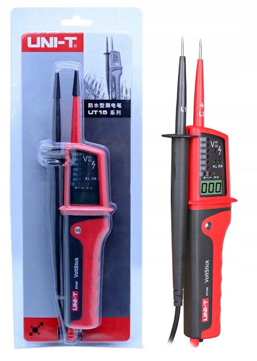 MIERNIK TESTER NAPIECIA UNI-T UT15C ROTACJI FAZ