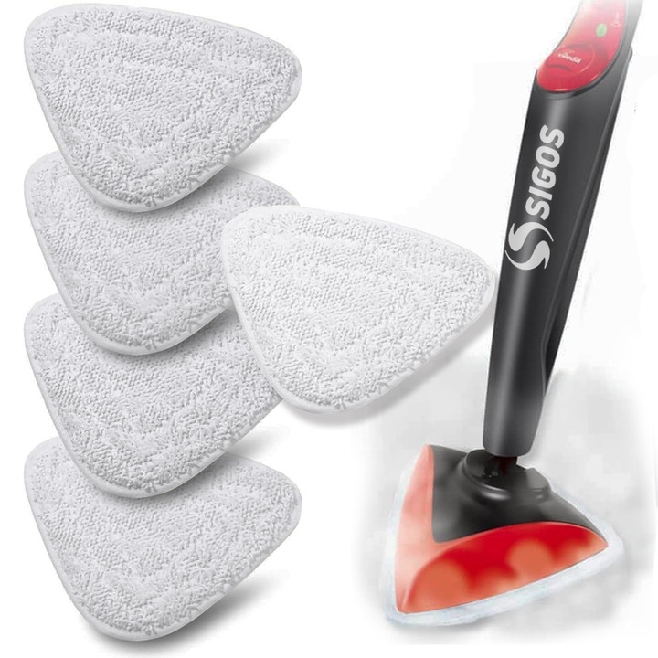 5 SZT. WKŁADY NAKŁADKI do mopa parowego VILEDA STEAM VILEDA STEAM PLUS