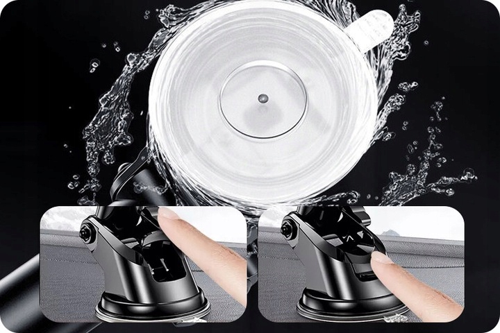 UNIWERSLANY UCHWYT SZYBA DESKA KRATKA MOCNA ŁADOWARKA 4xUSB 40W 2XPD 2XQC