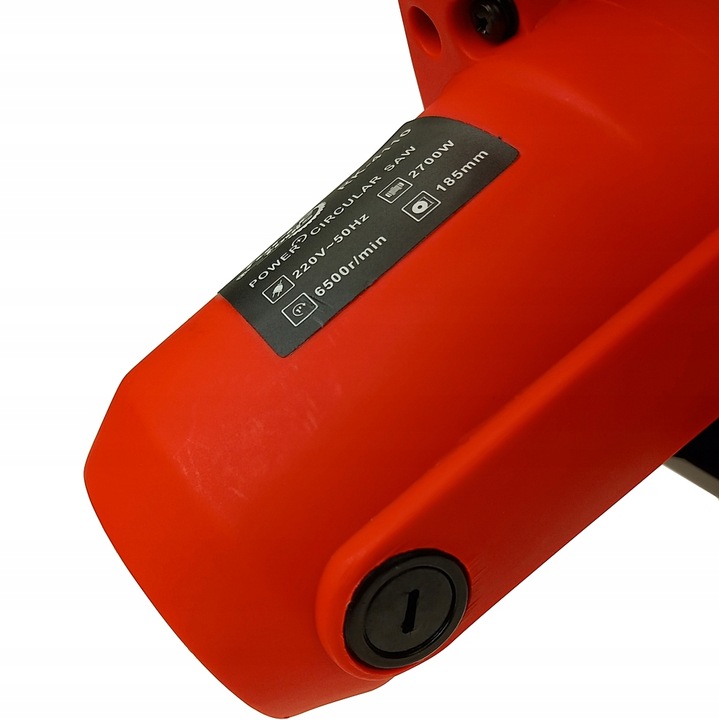 Pilarka Piła tarczowa ręczna do drewna Przecinarka 2700W Laser +