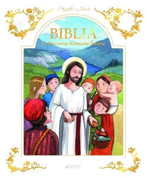 Przyjąłem Jezusa Biblia na Pierwszą Komunię w etui