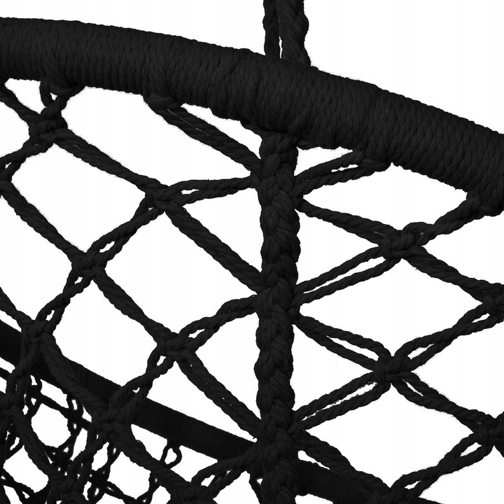 FOTEL WISZĄCY HUŚTAWKA OGRODOWA BOCIANIE GNIAZDO BOHO DO DOMU OGRODU 120CM