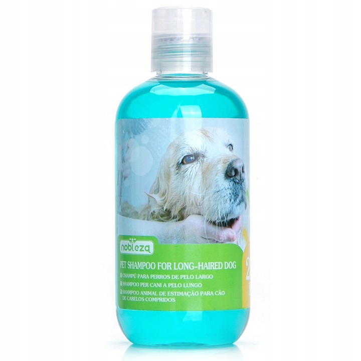 2X SZAMPON DLA PSA PSÓW DŁUGOWŁOSYCH + RĘKAWICA SZCZOTKA DO MYCIA CZESANIA