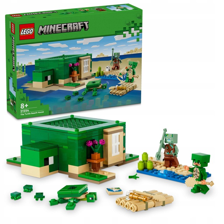 LEGO Minecraft Domek na plaży żółwi 21254