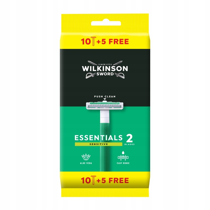 Wilkinson Extra2 Sensitive maszynki do golenia 15 x 2
