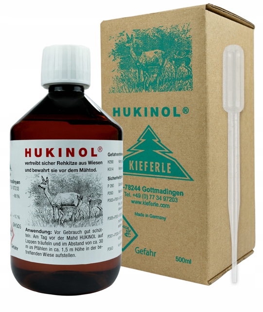 Odstraszacz na dziki, sarny HUKINOL 500ml Kieferle ORYGINALNY