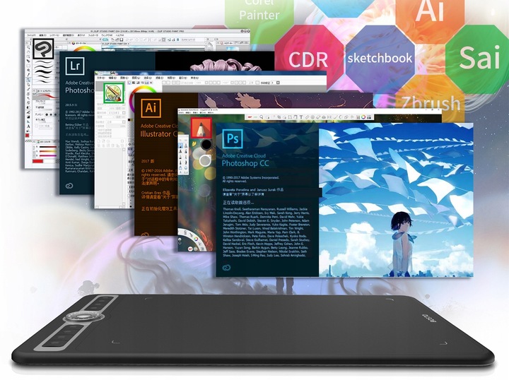 Tablet graficzny BOSTO T1060 PL OPROGRAMOWANIE do komputera PROFESJONALNY