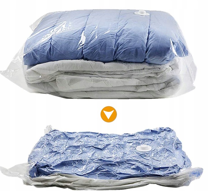 WORKI PRÓŻNIOWE Na Ubrania Pościel Torby, ZESTAW 10 SZTUK + POMPKA