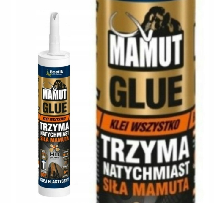 KLEJ Listwy Przypodłogowe Mamut Glue Biały 290ml