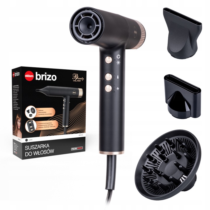 Suszarka do włosów HT270 brizo 2000W Eldom jonizacja