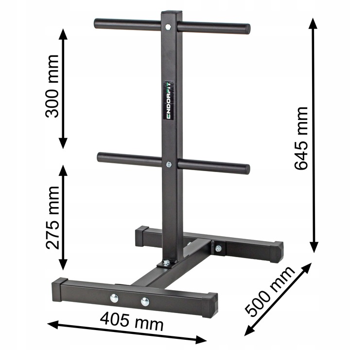 ENDORFIT | Stojak na OBCIĄŻENIE Ciężary Olimpijskie Talerze EH-S122