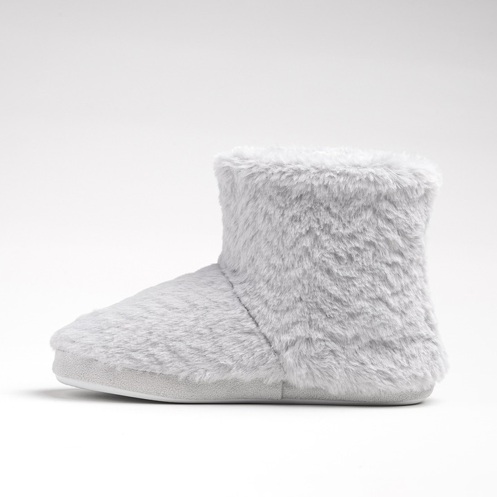 Kapcie domowe ciepłe pantofle bambosze z futerkiem wsuwane lekkie Axim