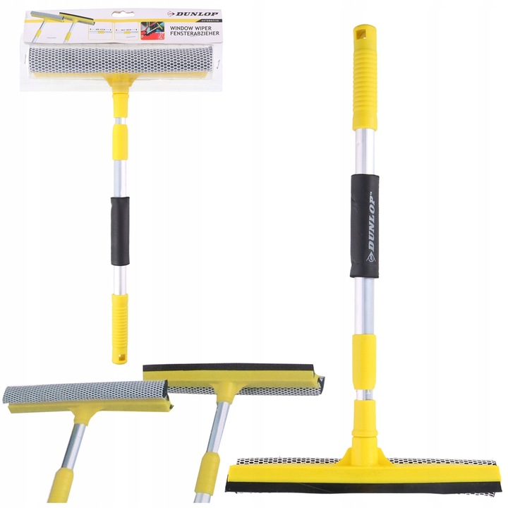 DUNLOP MYJKA ŚCIĄGACZKA DO SZYB OKIEN teleskopowa + odblask