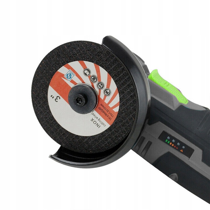 SZLIFIERKA KĄTOWA DO CIĘCIA AKUMULATOROWA 19500 RPM 6 TARCZ ZESTAW 2x