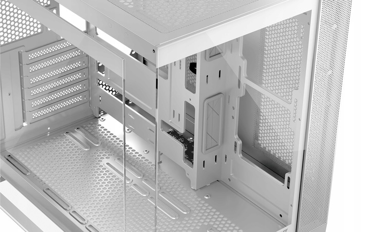 Gamingowa obudowa komputerowa MODECOM VOLCANO PANORAMA NF biała