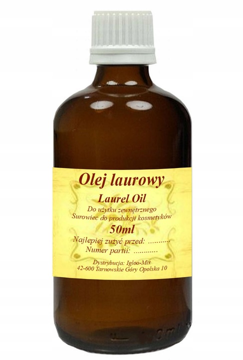 OLEJ LAUROWY 50ml zimnotłoczony nierafinowany