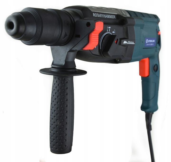 WIERTARKA MŁOTOWIERTARKA MŁOT UDAROWY MOCNA SDS+ WIERTŁA SZPIC PRZECINAK