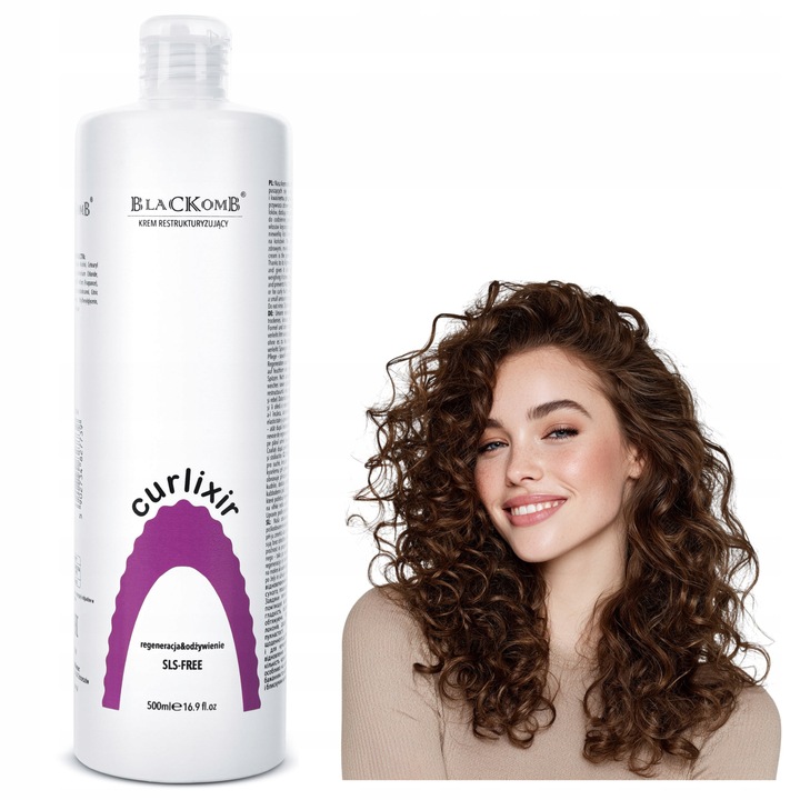 Odżywka Do Włosów Kręconych Puszących Się PODBIJAJĄCA SKRĘT BEZ SLS
