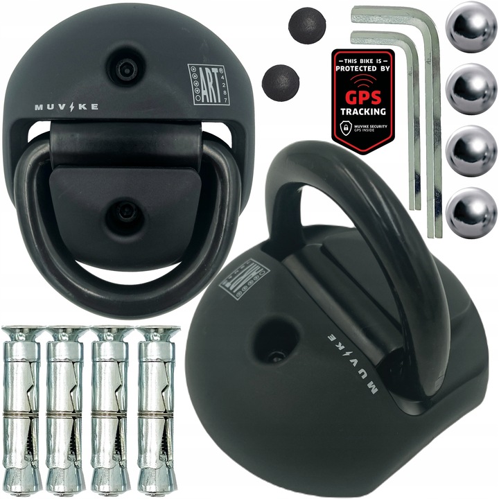 ZAPIĘCIE ROWEROWE KOTWA LAND 14 MUVIKE ANCHOR14 ŚCIENNO PODŁOGOWA DO ROWERU