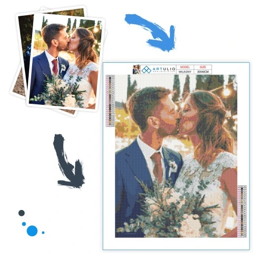 HAFT DIAMENTOWY OBRAZ DIY 5D Z TWOJEGO ZDJĘCIA