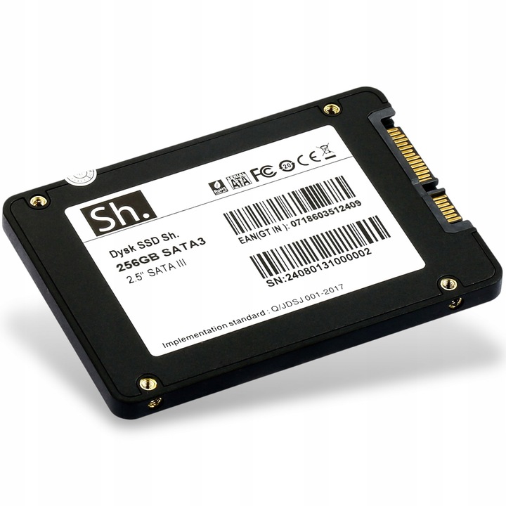 Dysk SSD Sh. 256GB SATA3 2,5" SATA III
