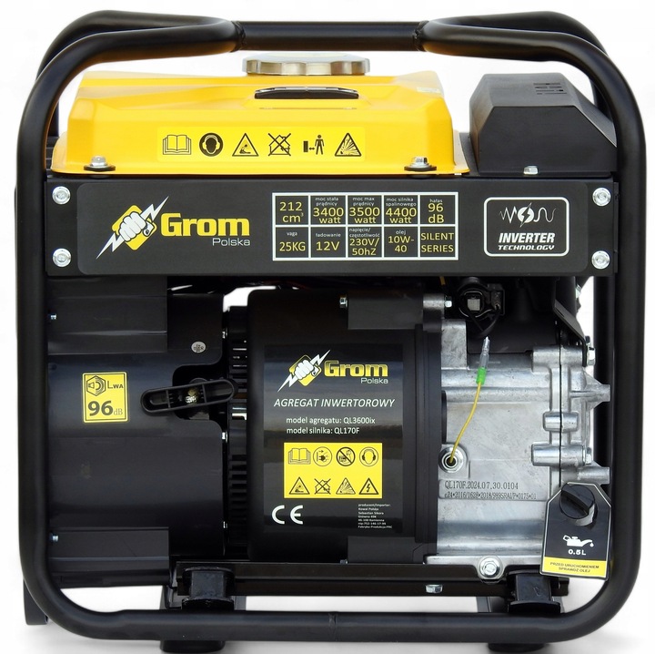 AGREGAT PRĄDOTWÓRCZY inwerterowy inwertorowy 4,4kW MIEDZIANY STOJAN