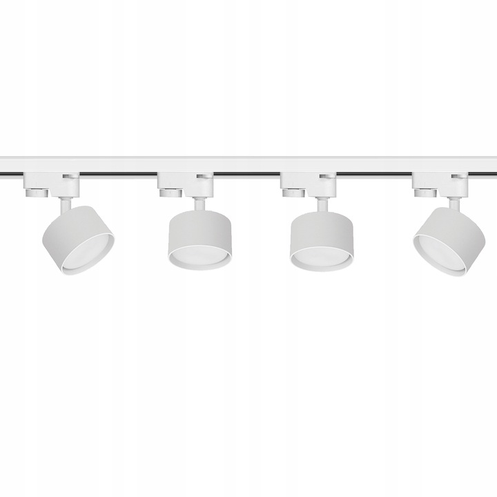 Zestaw Szynoprzewód Szyna Oprawa 2m + 4x reflektor na żarówkę GX53