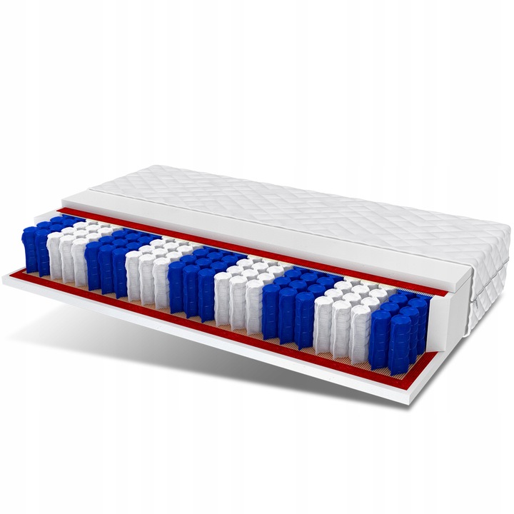 Materac 80x200 pocket 9 stref METIS DoubleHARD