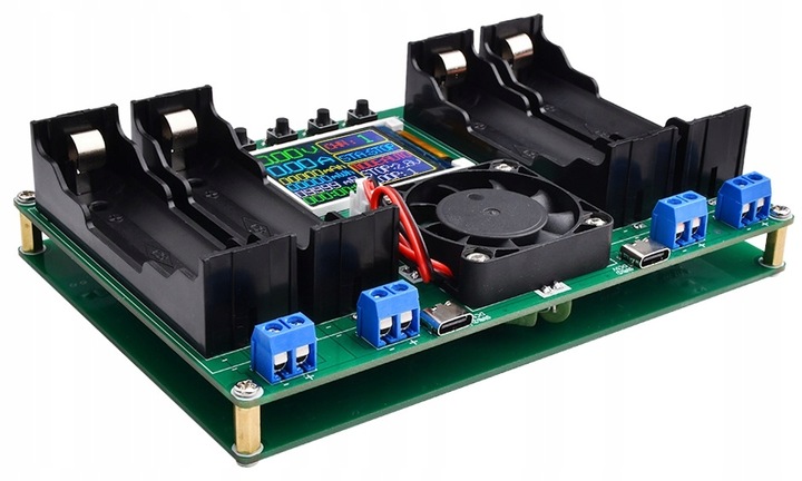 Miernik Tester pojemności ogniw akumulatorów 4 x 18650 USB