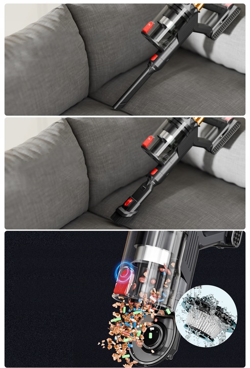 Bezprzewodowy odkurzacz pionowy 50000Pa Blossom V18 do domu /