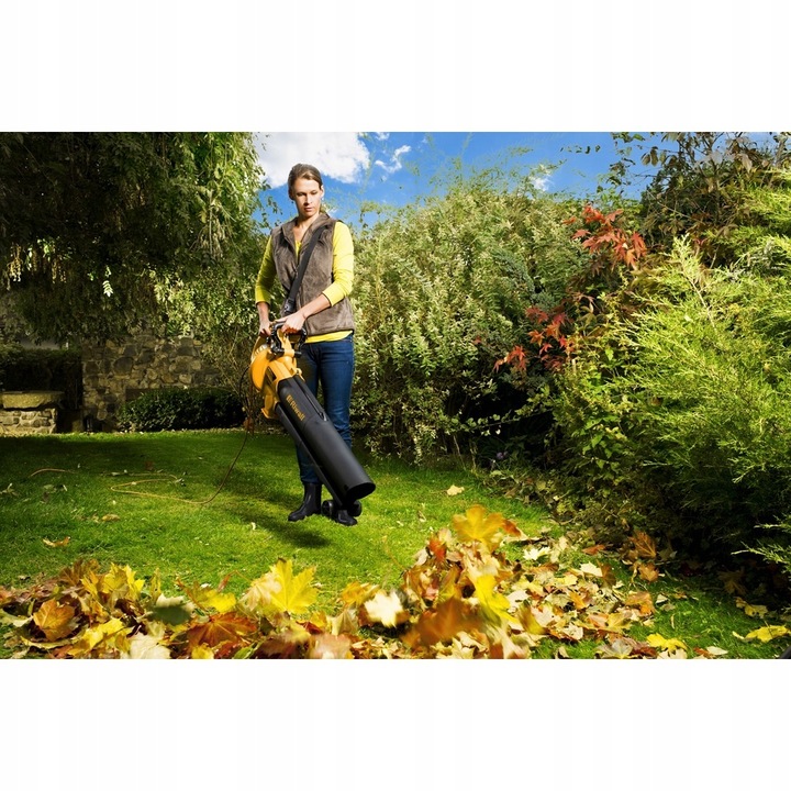 Elektryczna dmuchawa odkurzacz do liści 45L Riwall REBV3200E