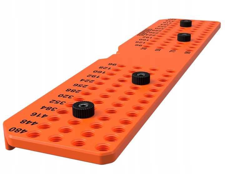 Szablon wzornik do uchwytów meblowych regulowany SUM-2