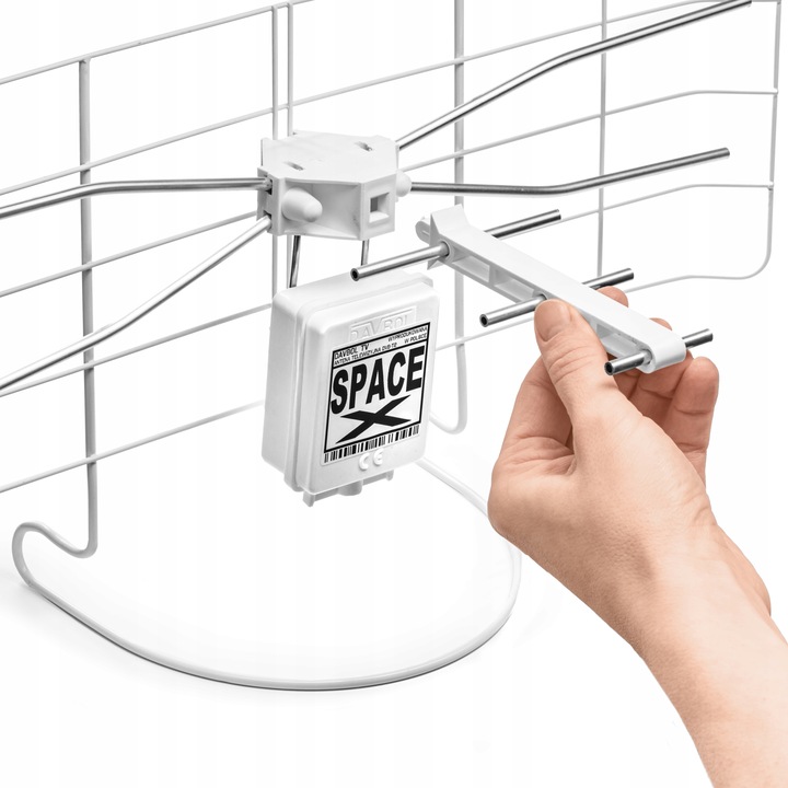 Antena SpaceX z dużą ochroną do telewizji naziemnej na 100km od