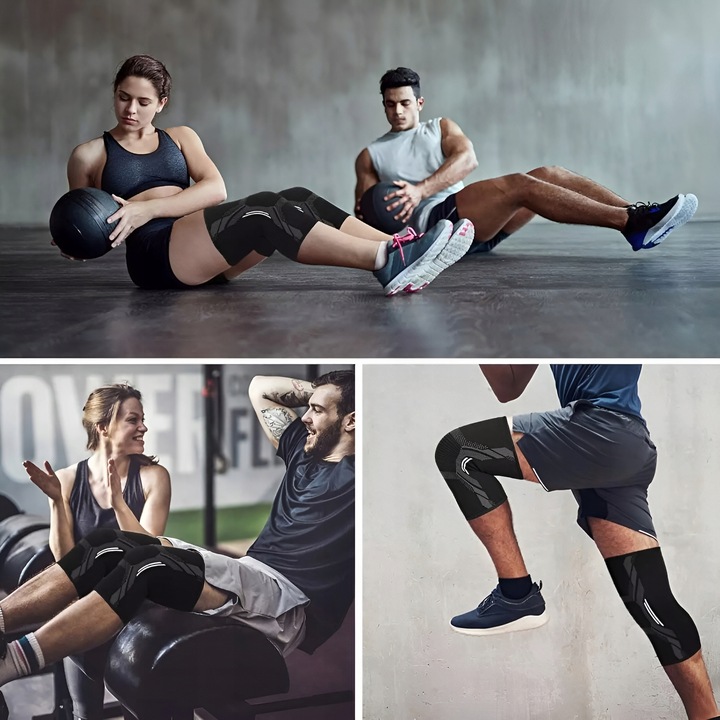 PROFESJONALNA OPASKA STABILIZUJĄCA NA KOLANO UCISKOWA ORTEZA KOLANA L