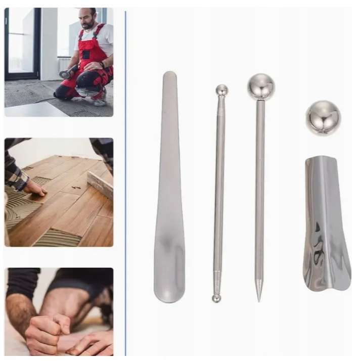 ZESTAW szpachelek do nakładania i profilowania fugi silikonu 5szt do