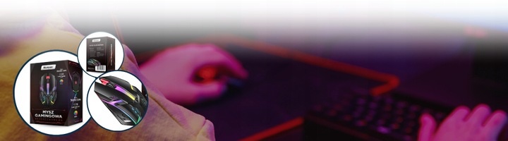 MYSZKA GAMINGOWA MYSZ DLA GRACZY BEZPRZEWODOWA KOMPUTEROWA LED RGB
