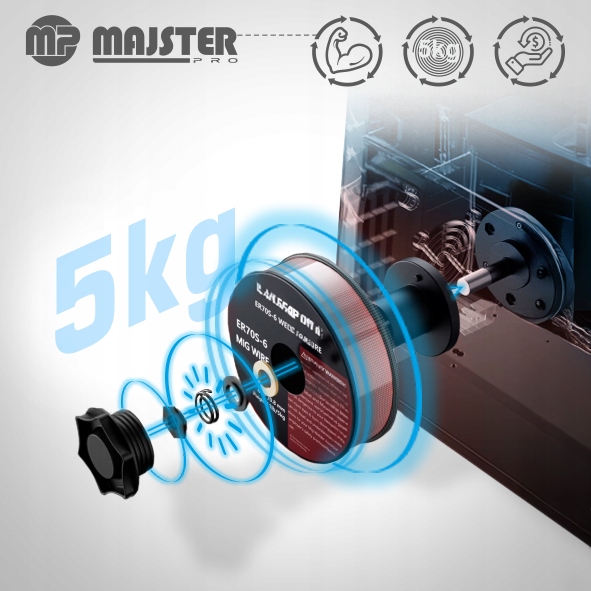 SPAWARKA 250A >5kg< INWERTOROWA MIGOMAT MIG MMA TIG Majster PRO MP1114