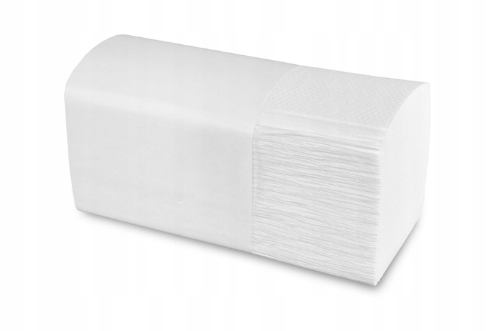 Ręcznik Papierowy ZZ BIAŁY GRUBY CELULOZA 3000 LISTKÓW