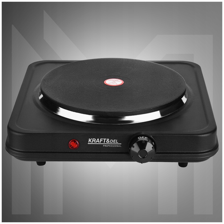 KUCHENKA PRZENOŚCNA ELEKTRYCZNA JEDNOPALNIKOWA TURYSTYCZNA 2000W