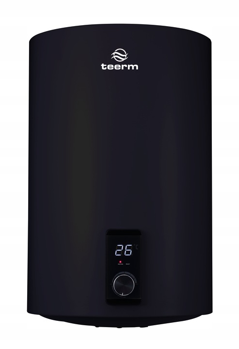 Elektryczny pojemnościowy bojler ogrzewacz wody Teerm Aveeo 30L czarny