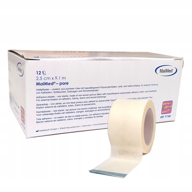 PRZYLEPIEC WŁÓKNINOWY HYPOALERGICZNY 2,5cmx9,1m