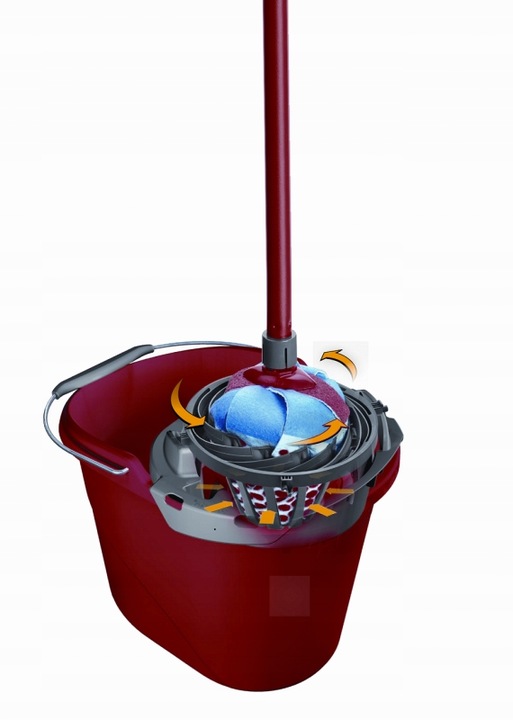 VILEDA Wiadro z wyciskaczem do mopa Supermocio